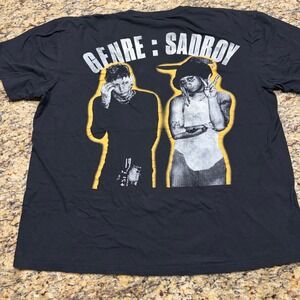 Machine Gun Kelly Trippie Redd Genre Sadboy T-Shirt Black 2XL MGK Merch v